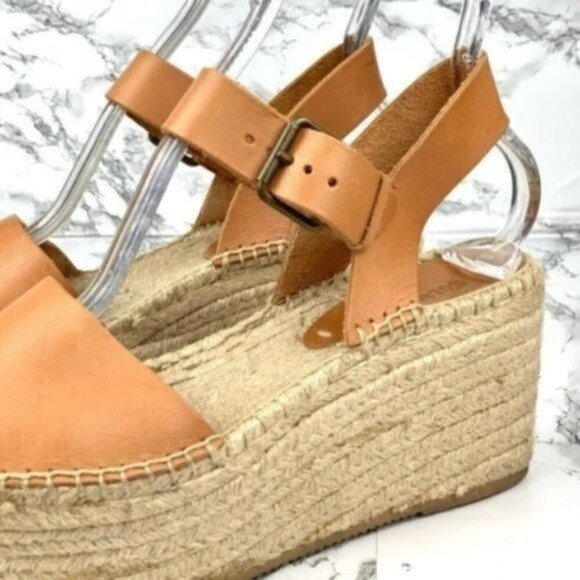 Soludos Platform Tan Espadrilles size 8.5 - Picture 2 of 12
